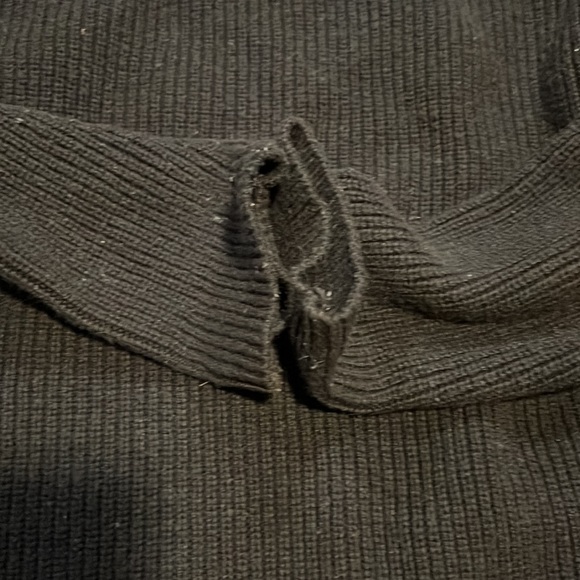 Madewell Black Thompson Pocket Pullover Sweater XL - Picture 8 of 8